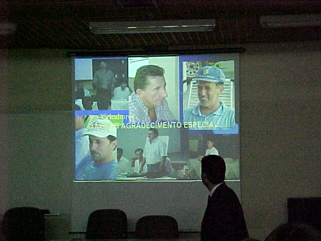 Claudio reconhecendo o apoio dos produtores rurais