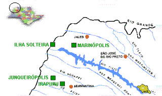 Localiza&ccedil;&atilde;o Ilha Solteira - SP