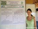 Renata em sess&atilde;o poster apresenta  trabalho sobre a qualidade qu&iacute;mica da &aacute;gua para fins de irriga&ccedil;&atilde;o.