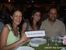 Renata, Larissa e Claudinei Fonseca no jantar de confraterniza&ccedil;&atilde;o do CONBEA 2007