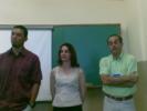Engenheiro Agr&ocirc;nomo  Hugo Rafael do BNB, Dra . Cleide Izabel Pedroza de Melo, Diretora do IGAM - MG e Dr. Paulo Em&iacute;lio Albuquerque.