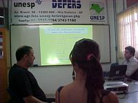 Jos&eacute; Antonio Saldanha Louzada expondo o trabalho realizado no IPH